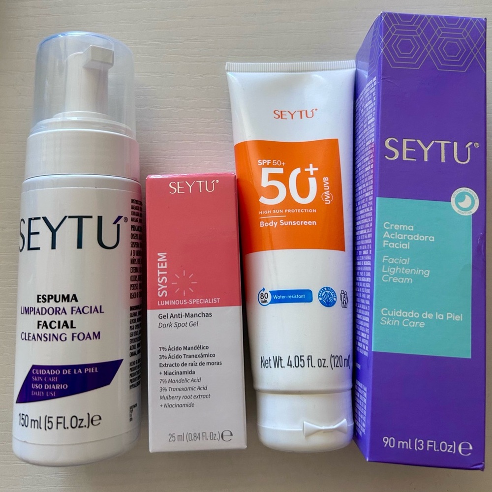 Dark spot skin care set Seytú